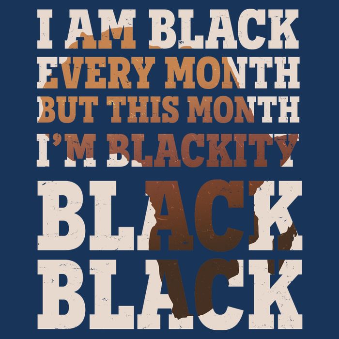 I Am Black Every Month This Month I'm Blackity Black Black Cooling Performance Crew T-Shirt