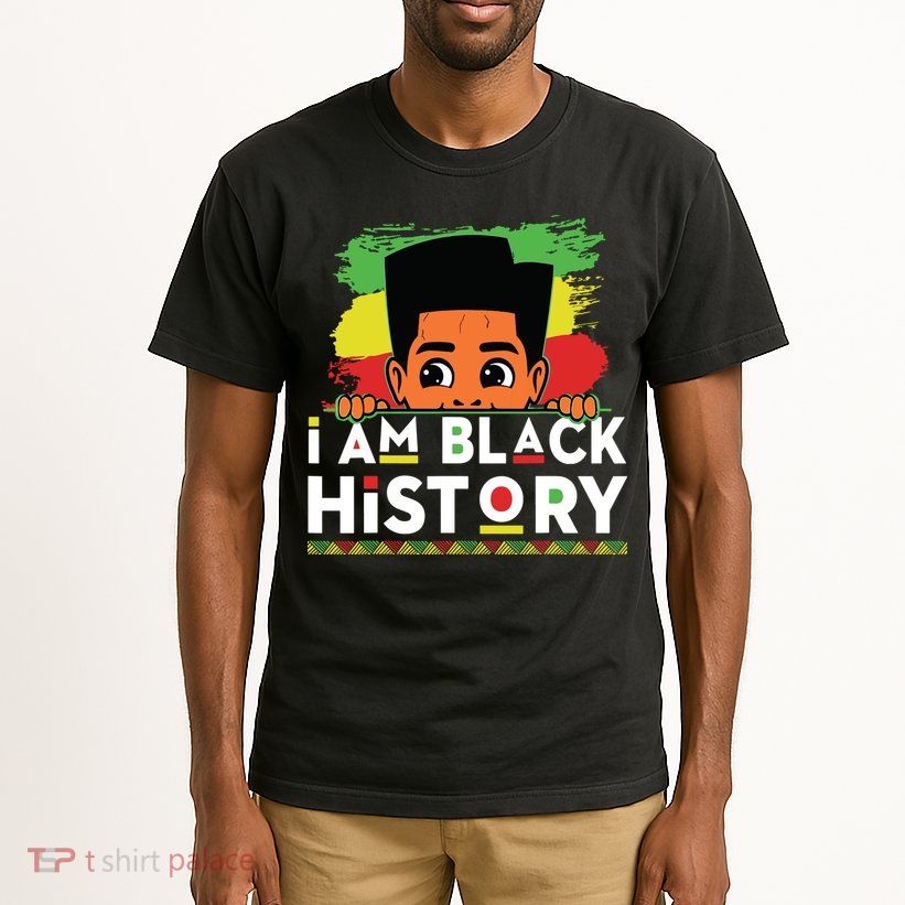 I Am Black History For Boy Black History Month Tall T-Shirt