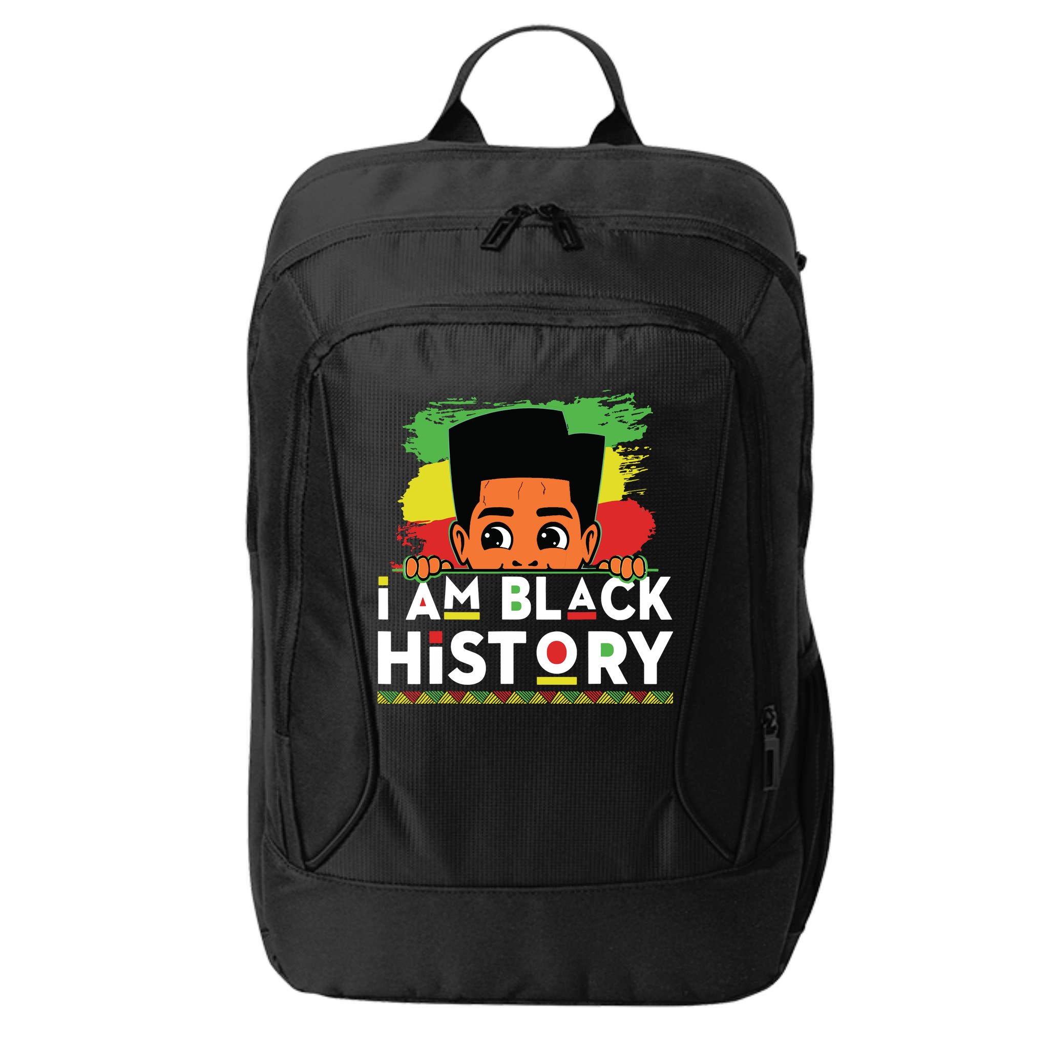 I Am Black History For Boy Black History Month City Backpack