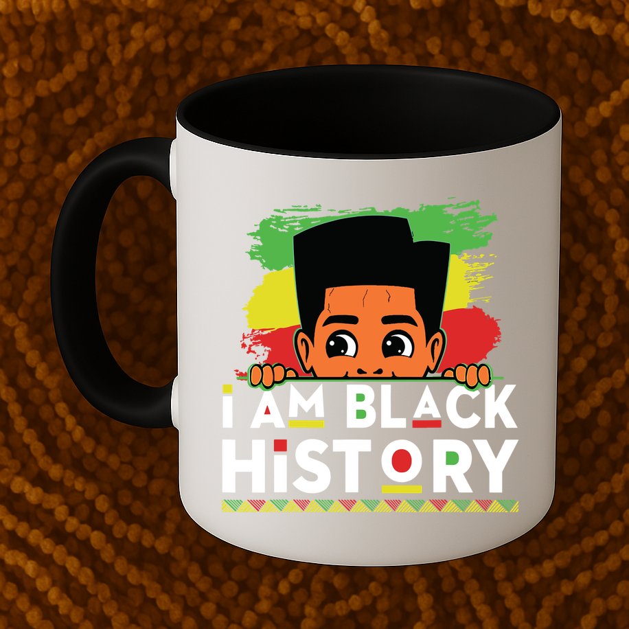 I Am Black History For Boy Black History Month Mug