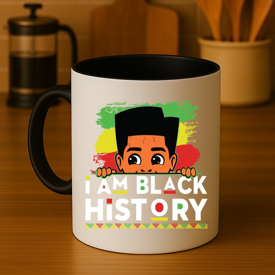 I Am Black History For Boy Black History Month Mug