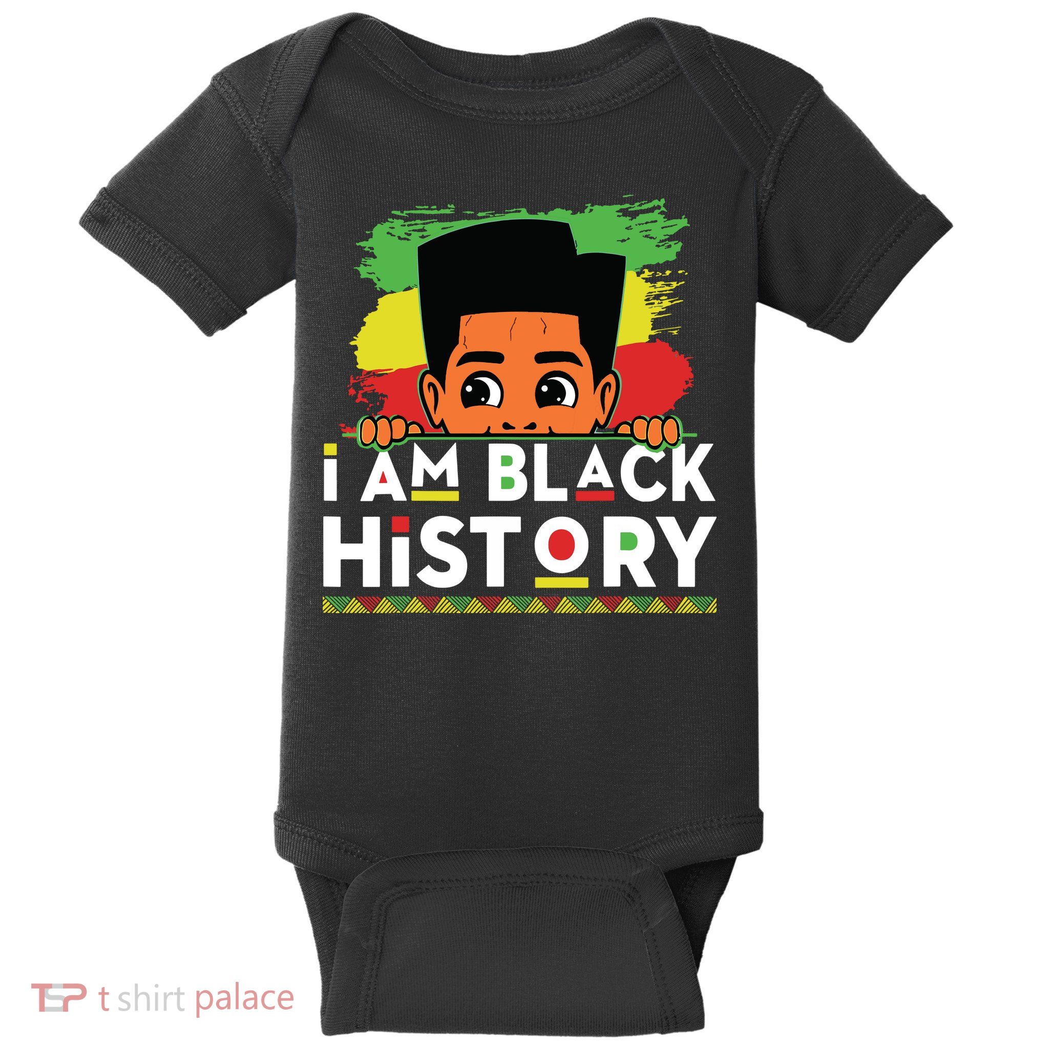 I Am Black History For Boy Black History Month Baby Bodysuit