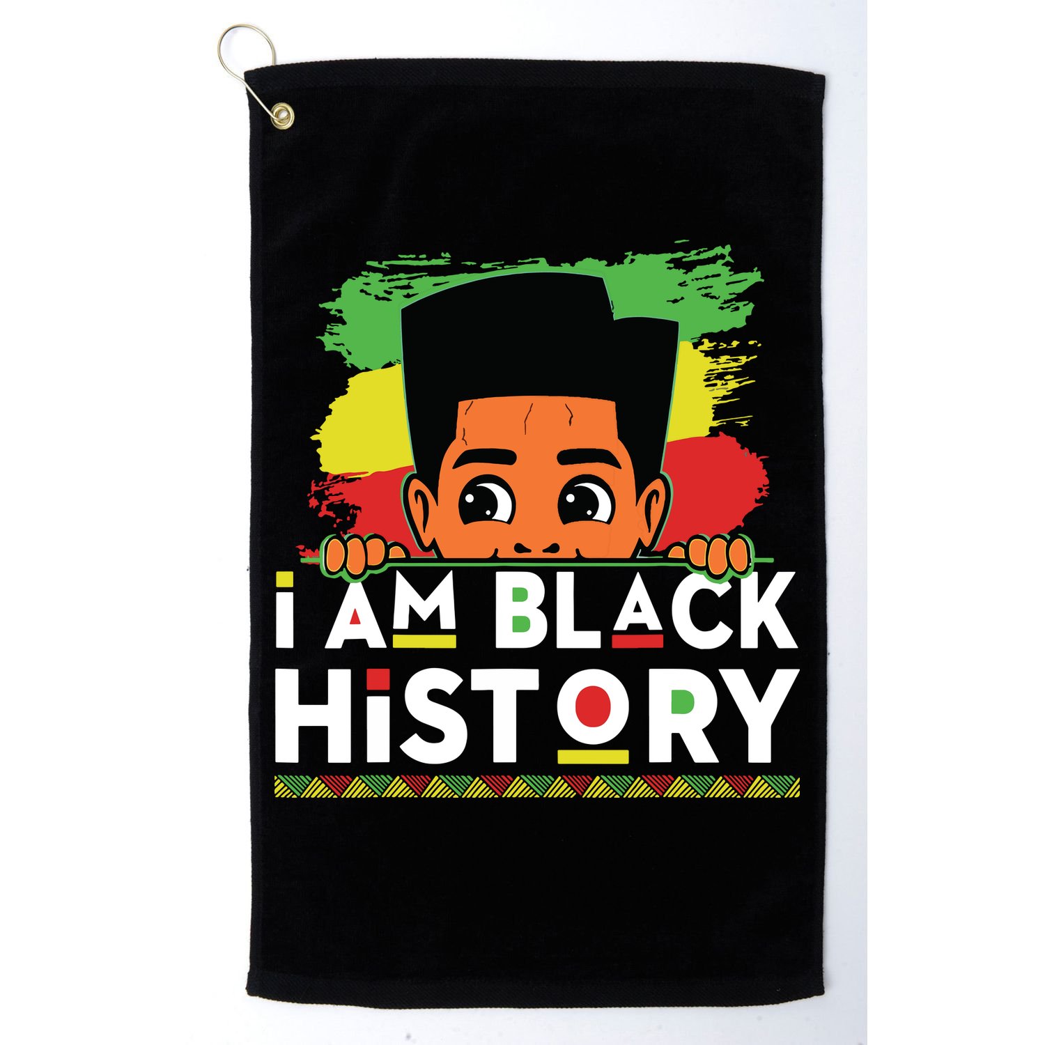 I Am Black History For Boy Black History Month Golf Towel