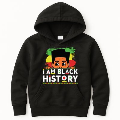 I Am Black History For Boy Black History Month Kids Hoodie