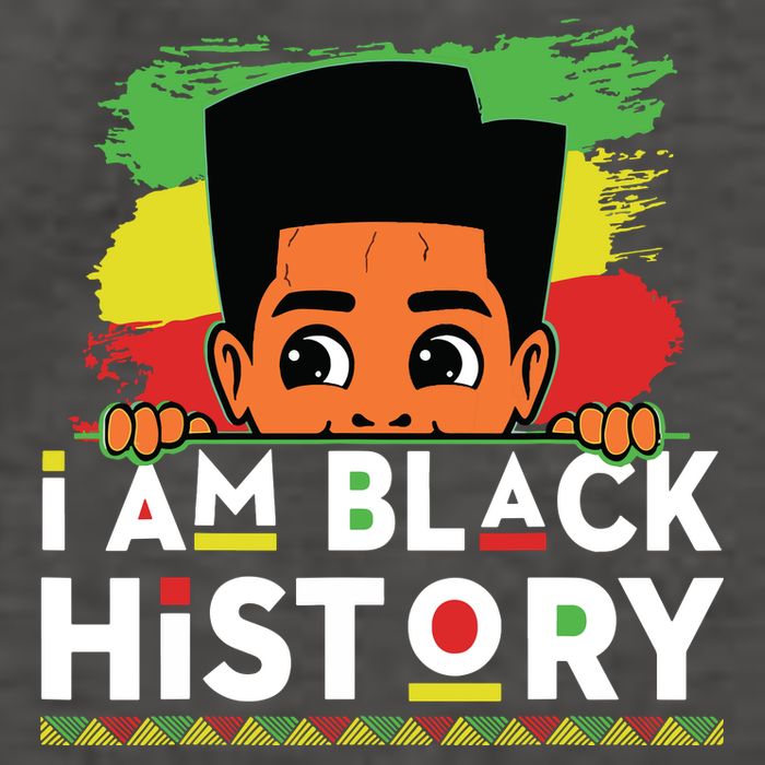 I Am Black History For Boy Black History Month Vector Backpack