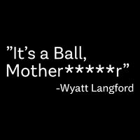 It’S A Ball Motherfucker Wyatt Langford Pom Pom 12in Knit Beanie