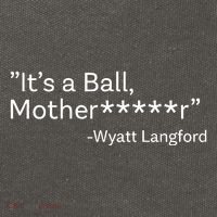 It’S A Ball Motherfucker Wyatt Langford Cotton Canvas Backpack