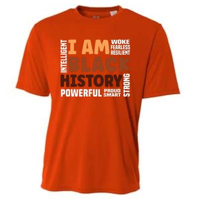 I Am Black History Strong Proud Black History Month Cooling Performance Crew T-Shirt