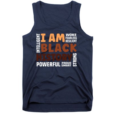 I Am Black History Strong Proud Black History Month Tank Top