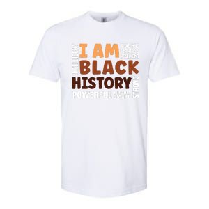 I Am Black History Strong Proud Black History Month Softstyle® CVC T-Shirt