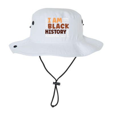 I Am Black History Strong Proud Black History Month Legacy Cool Fit Booney Bucket Hat