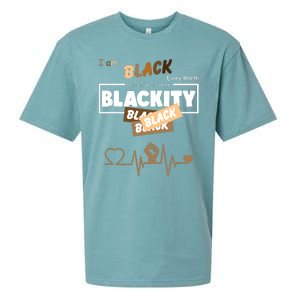 I Am Black Every Month But This Month I Am Blackity Black Sueded Cloud Jersey T-Shirt