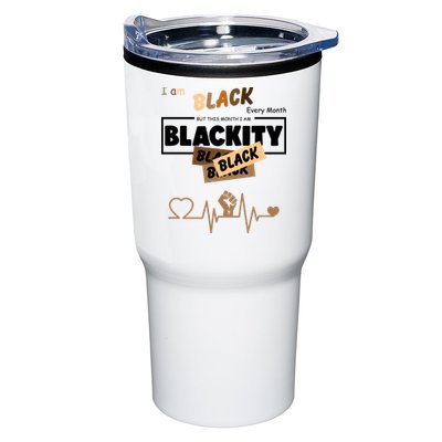 I Am Black Every Month But This Month I Am Blackity Black Tumbler