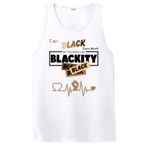 I Am Black Every Month But This Month I Am Blackity Black PosiCharge Competitor Tank