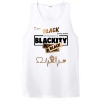 I Am Black Every Month But This Month I Am Blackity Black PosiCharge Competitor Tank