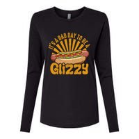 It’s A Bad Day To Be A Glizzy Hotdog Womens Cotton Relaxed Long Sleeve T-Shirt