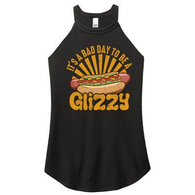 It’s A Bad Day To Be A Glizzy Hotdog Women's Perfect Tri Rocker Tank