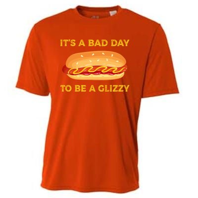 It’s A Bad Day To Be A Glizzy Hotdog Cooling Performance Crew T-Shirt