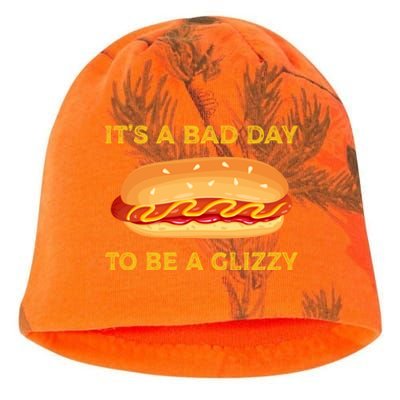 It’s A Bad Day To Be A Glizzy Hotdog Kati - Camo Knit Beanie