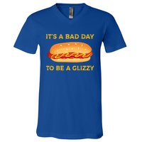 It’s A Bad Day To Be A Glizzy Hotdog V-Neck T-Shirt