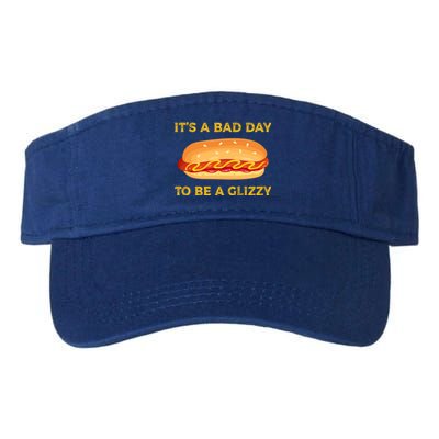 It’s A Bad Day To Be A Glizzy Hotdog Valucap Bio-Washed Visor