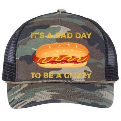 It’s A Bad Day To Be A Glizzy Hotdog Retro Rope Trucker Hat Cap