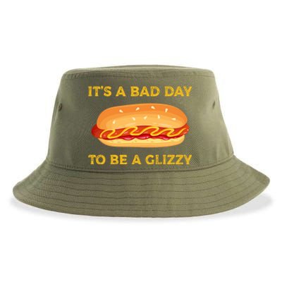 It’s A Bad Day To Be A Glizzy Hotdog Sustainable Bucket Hat