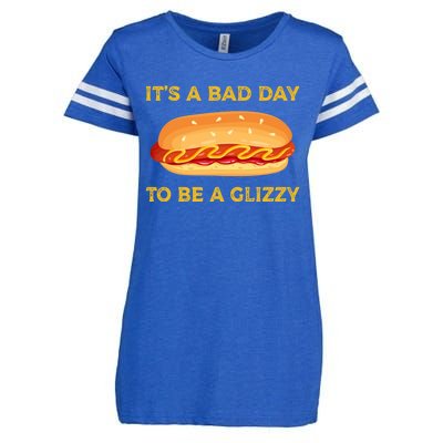 It’s A Bad Day To Be A Glizzy Hotdog Enza Ladies Jersey Football T-Shirt