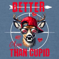 I Aim Better Than Cupid Hunting Valentine’S Day Garment-Dyed Sweatshirt