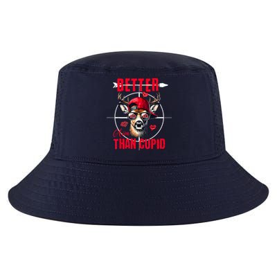 I Aim Better Than Cupid Hunting Valentine’S Day Cool Comfort Performance Bucket Hat