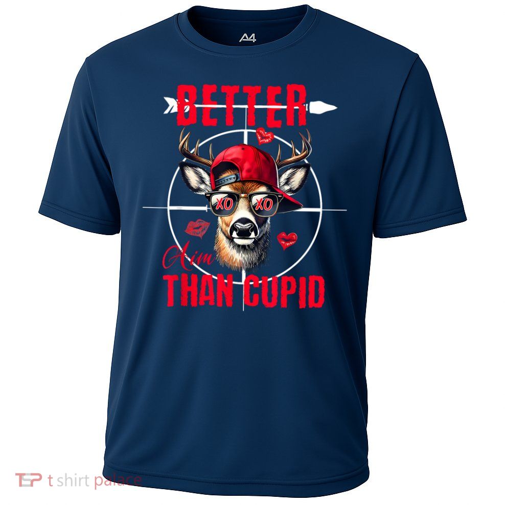 I Aim Better Than Cupid Hunting Valentine’S Day Performance Shirt