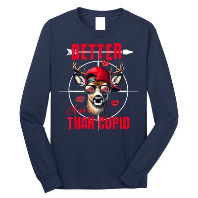 I Aim Better Than Cupid Hunting Valentine’S Day Long Sleeve Shirt