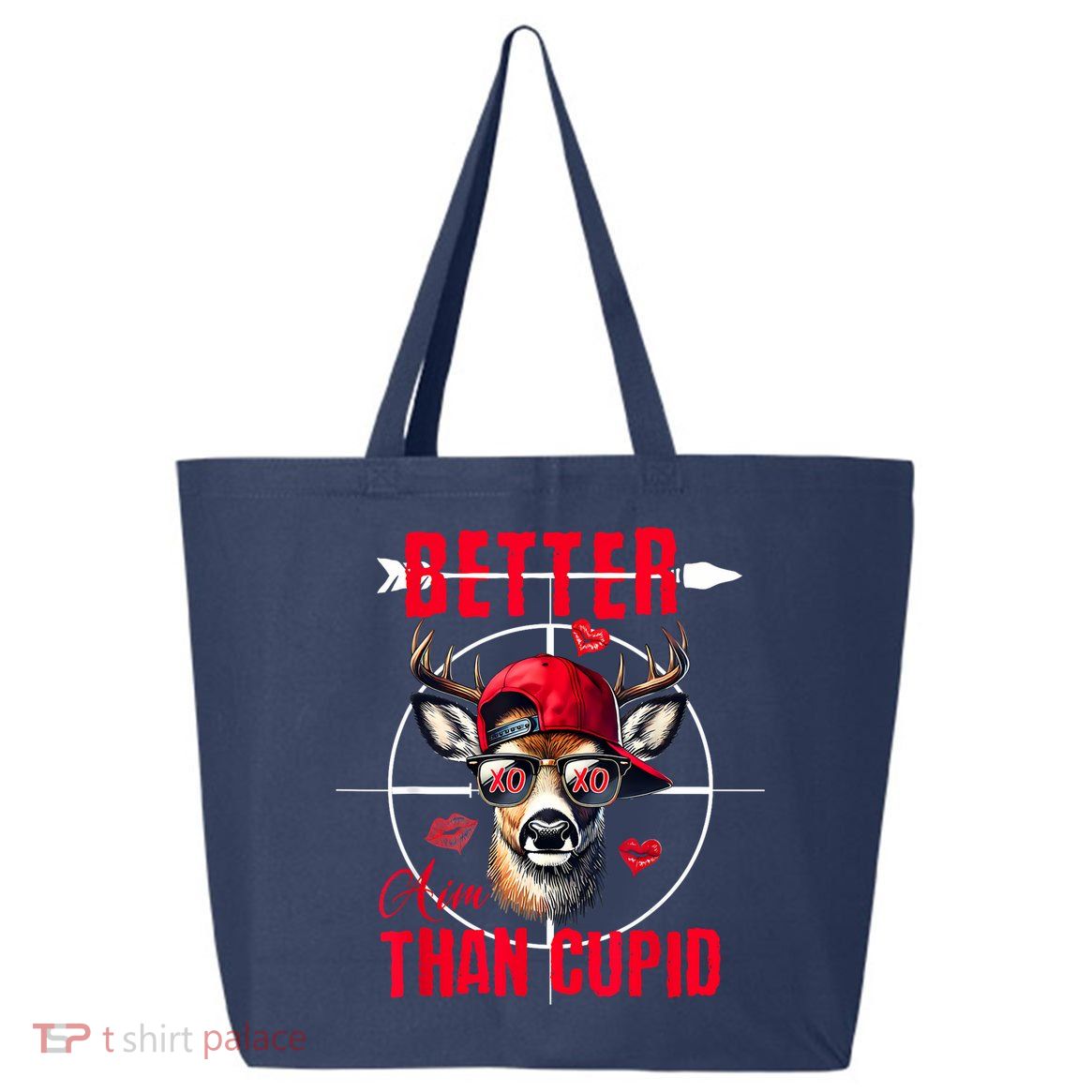 I Aim Better Than Cupid Hunting Valentine’S Day 25L Jumbo Tote
