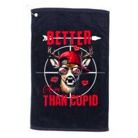 I Aim Better Than Cupid Hunting Valentine’S Day Golf Towel