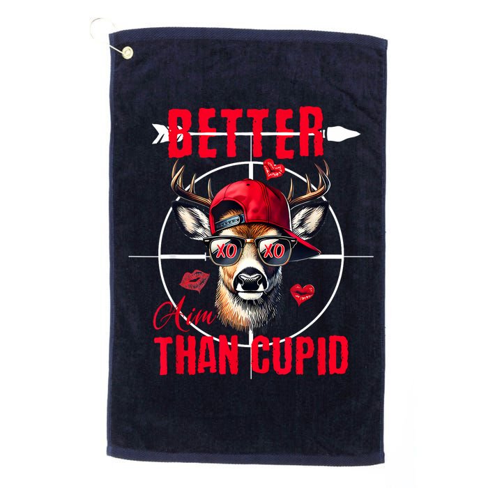 I Aim Better Than Cupid Hunting Valentine’S Day Golf Towel