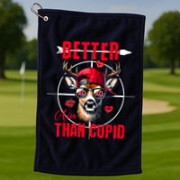 I Aim Better Than Cupid Hunting Valentine’S Day Golf Towel