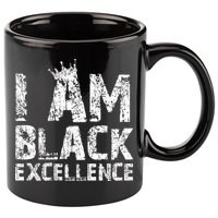 I Am Black Excellence 11oz C Handle Ceramic Mug