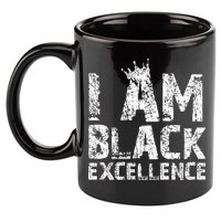 I Am Black Excellence 11oz C Handle Ceramic Mug