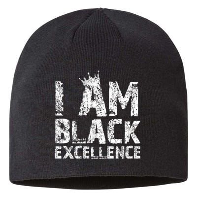 I Am Black Excellence Sustainable Beanie