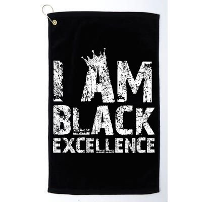I Am Black Excellence Golf Towel