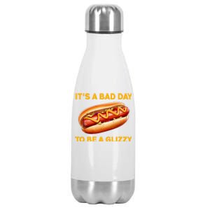 It’s A Bad Day To Be A Glizzy Hotdog Stainless Steel Insulated Water Bottle