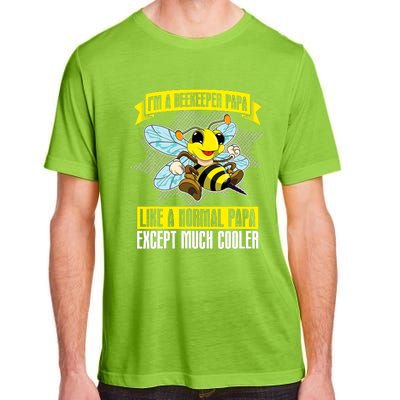 I'm A Beekeeper Papa Like A Normal Papa Cute Bee Funny Adult ChromaSoft Performance T-Shirt