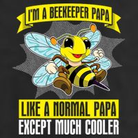 I'm A Beekeeper Papa Like A Normal Papa Cute Bee Funny Adult Drive Performance Visor