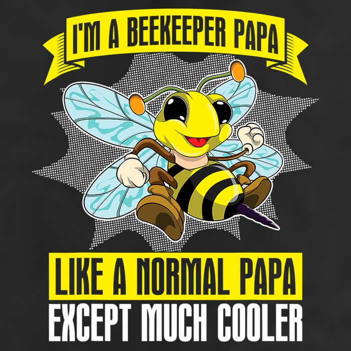 I'm A Beekeeper Papa Like A Normal Papa Cute Bee Funny Adult Drive Performance Visor