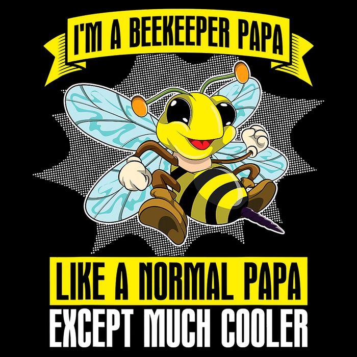 I'm A Beekeeper Papa Like A Normal Papa Cute Bee Funny Toddler Sweatshirt