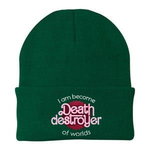 I Am Become Death Destroyer Of Worlds Oppenheimer Knit Cap Winter Beanie