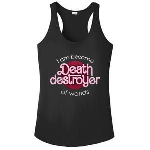 I Am Become Death Destroyer Of Worlds Oppenheimer Ladies PosiCharge Competitor Racerback Tank