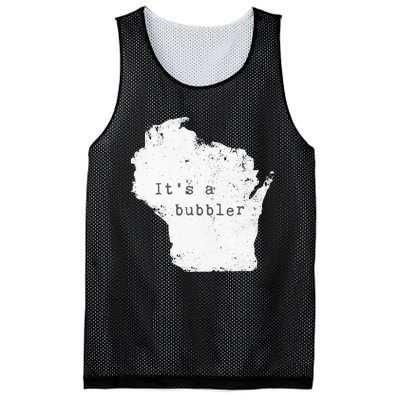 Its A Bubbler Funny Wisconsin Slang Mesh Reversible Basketball Jersey Tank