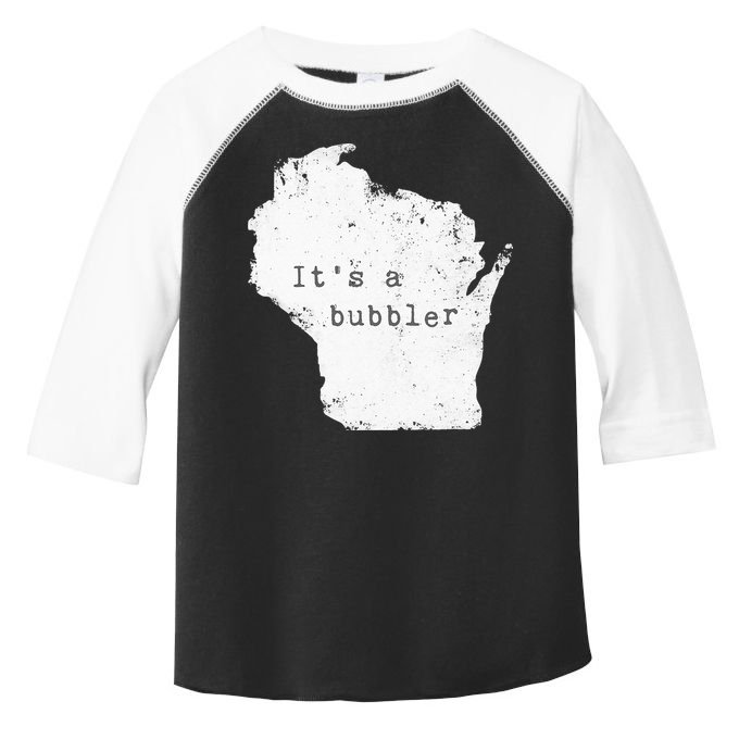 Its A Bubbler Funny Wisconsin Slang Toddler Fine Jersey T-Shirt