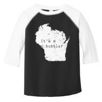 Its A Bubbler Funny Wisconsin Slang Toddler Fine Jersey T-Shirt